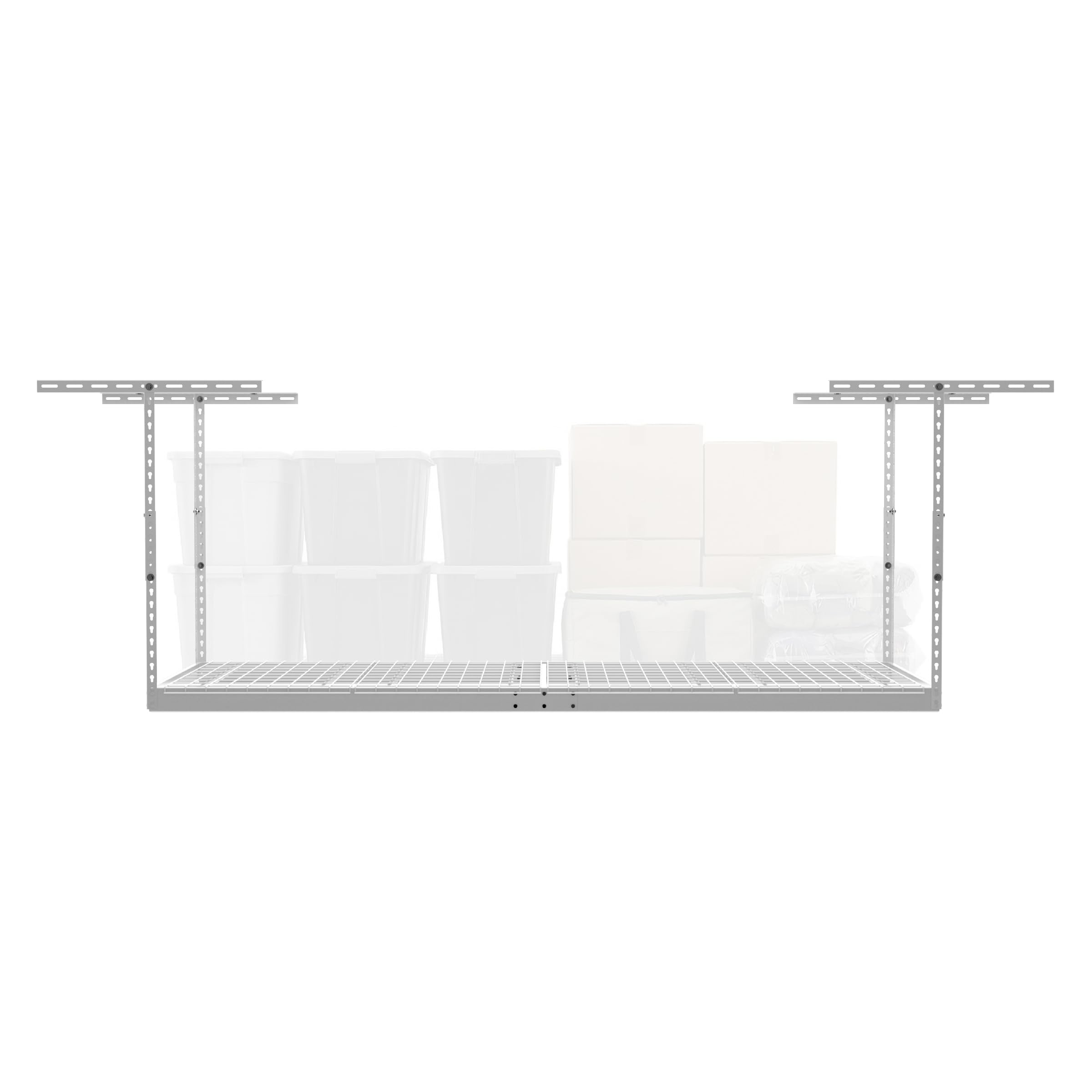 Amazon.com: MonsterRax 2x8 Overhead Garage Storage Rack, White, 12